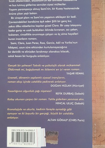 Beden Renk Livaneli - Bir Kedi, Bir Adam, Bir Ölüm Roman