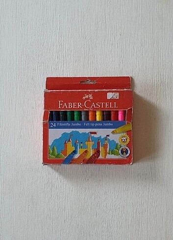 Faber-Castell Jumbo Keçeli Kalem, 24'Lü