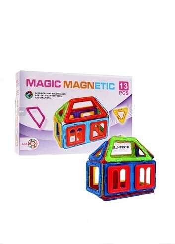 Magic Magnetic 13 parça Mıknatıslı Blokl