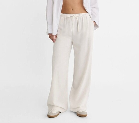 Stradivarius keten pantolon 
