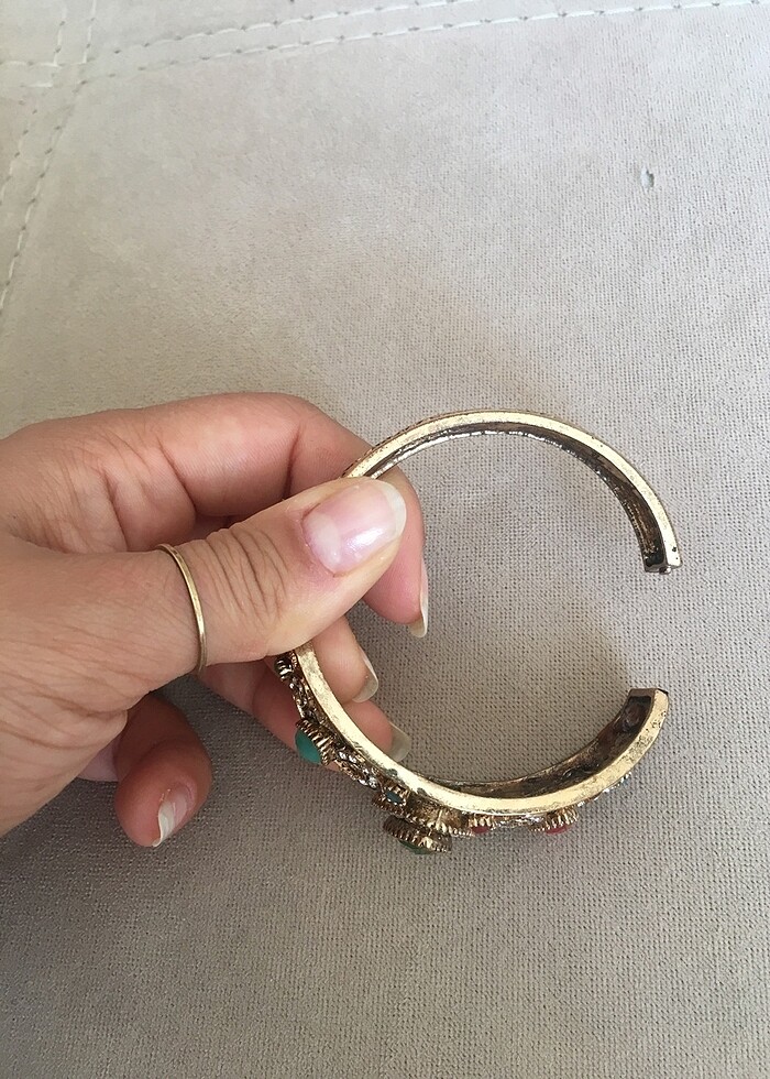 Taşlı desenli Bileklik - Görsel 3