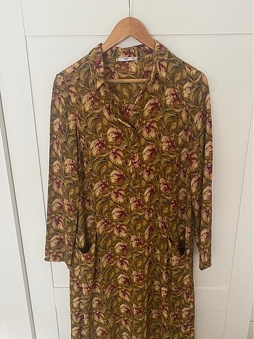 Mango sifon elbise