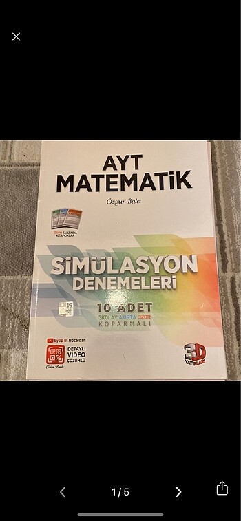 3D Ayt Matematik Denemesi