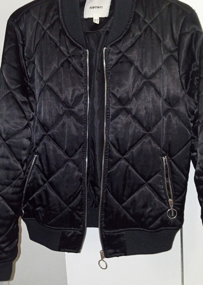 Koton siyah mont - Görsel 3