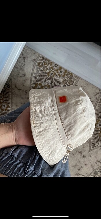Krem bucket şapka