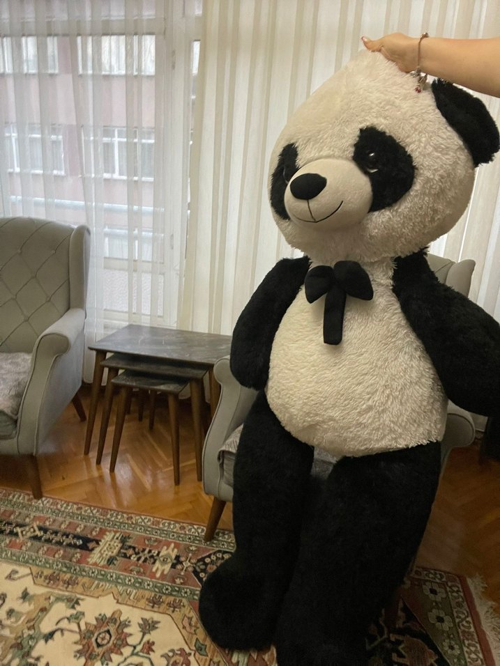 Büyük Peluş Panda Oyuncak - Görsel 3