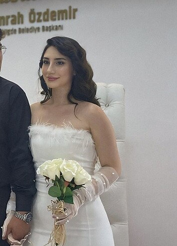 m Beden Nikah elbisesi 