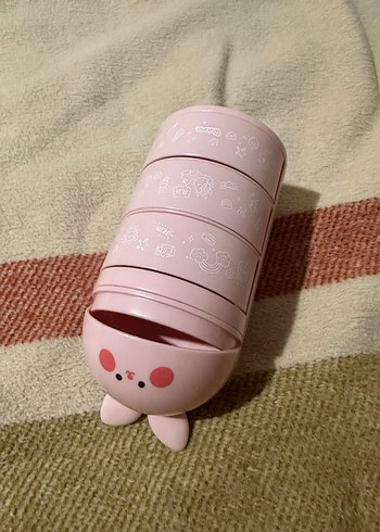 Pembe Tavşan Figürlü Çekmeceli Düzenleyici - Görsel 3