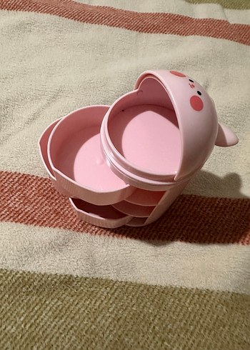 Pembe Tavşan Figürlü Çekmeceli Düzenleyici - Görsel 6