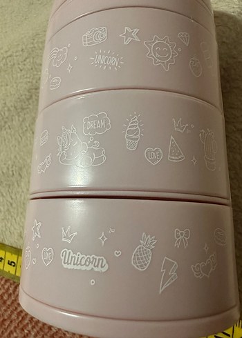 Pembe Tavşan Figürlü Çekmeceli Düzenleyici - Görsel 4