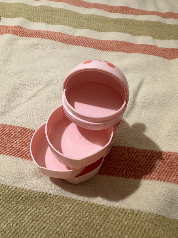 Pembe Tavşan Figürlü Çekmeceli Düzenleyici - Görsel 5