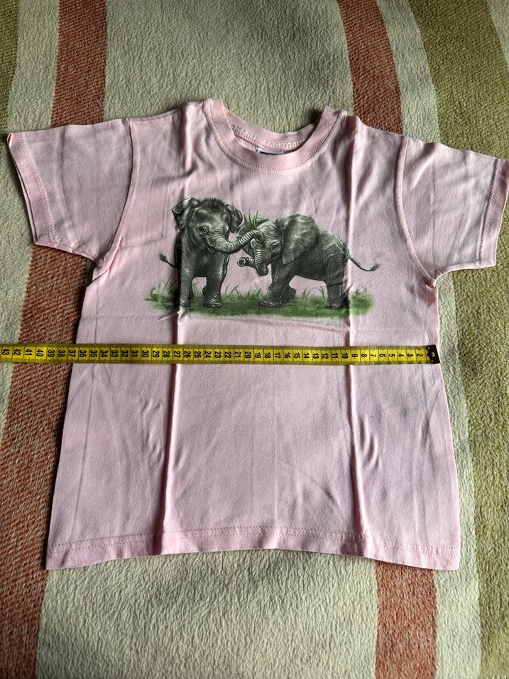 Kız Çocuk Pembe Baskılı Kısa Kollu Tişört - Görsel 2