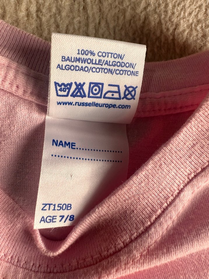 Kız Çocuk Pembe Baskılı Kısa Kollu Tişört - Görsel 4