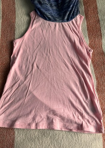 Pembe Altı ve Mavi Üstü çocuk tişört - Görsel 4