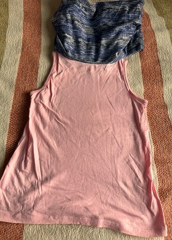 Pembe Altı ve Mavi Üstü çocuk tişört - Görsel 3