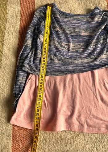 Pembe Altı ve Mavi Üstü çocuk tişört - Görsel 7