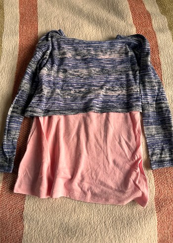 Pembe Altı ve Mavi Üstü çocuk tişört - Görsel 2