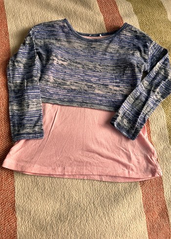 Pembe Altı ve Mavi Üstü çocuk tişört - Görsel 5