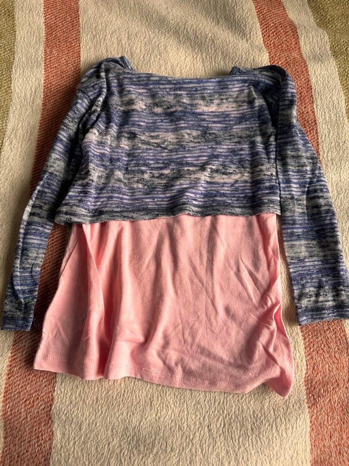 Pembe Altı ve Mavi Üstü çocuk tişört - Görsel 2