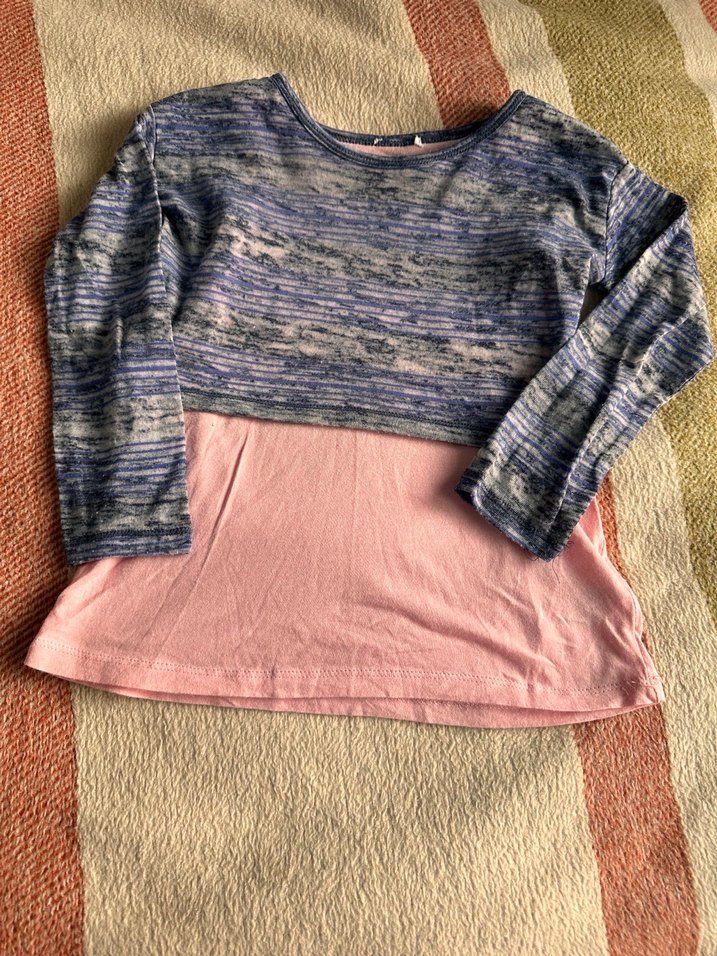 Pembe Altı ve Mavi Üstü çocuk tişört - Görsel 5