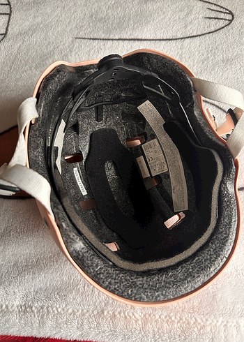 Pastel Pembe Biker Kask Velcro Bantlı - Görsel 6