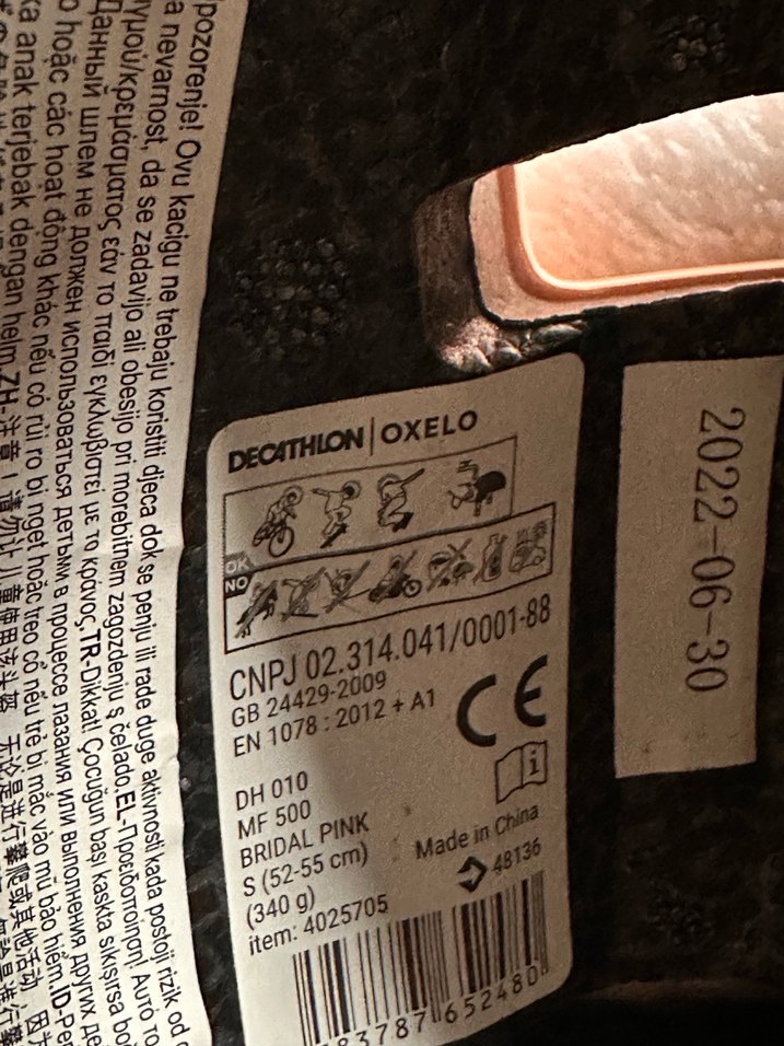 Pastel Pembe Biker Kask Velcro Bantlı - Görsel 5