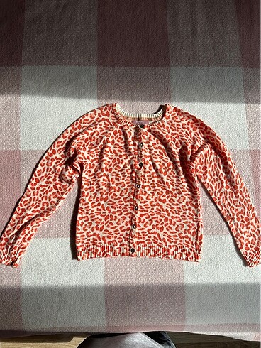 Mango Kids leopar desenli hırka