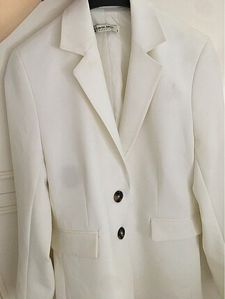 Beyaz Blazer Ceket