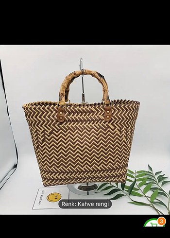 Diğer Kahverengi Zebra Desenli Bohem Kadın Çanta