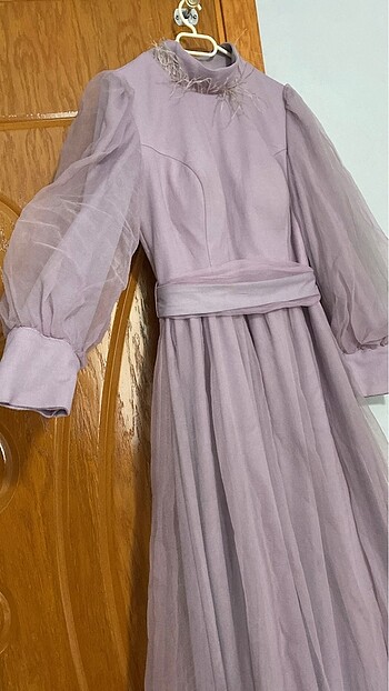 Prenses abiye tesettür - Görsel 4