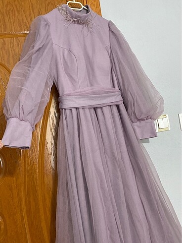 Prenses abiye tesettür - Görsel 5