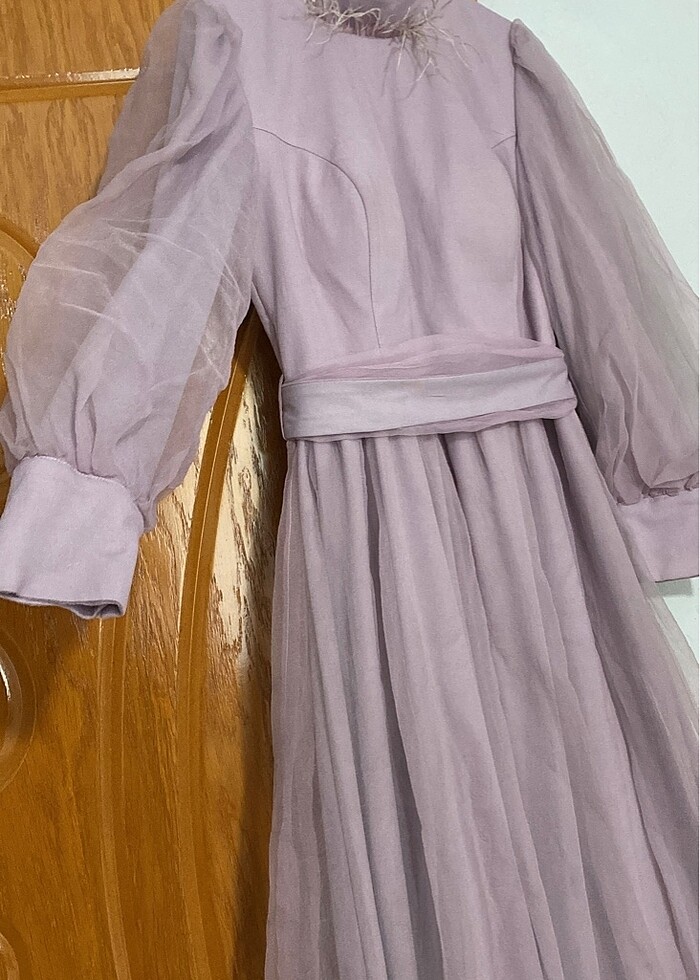 Prenses abiye tesettür - Görsel 4