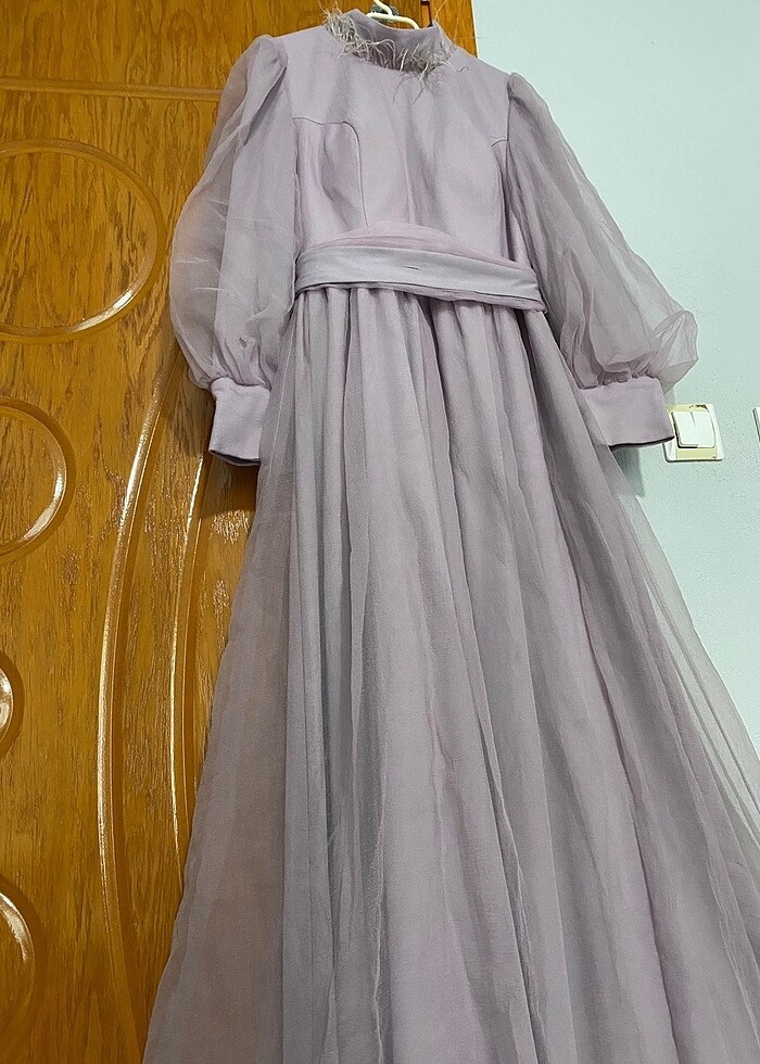 Prenses abiye tesettür - Görsel 2