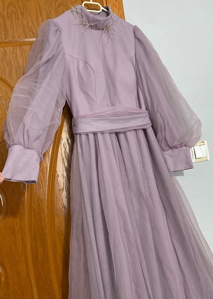 Prenses abiye tesettür - Görsel 5