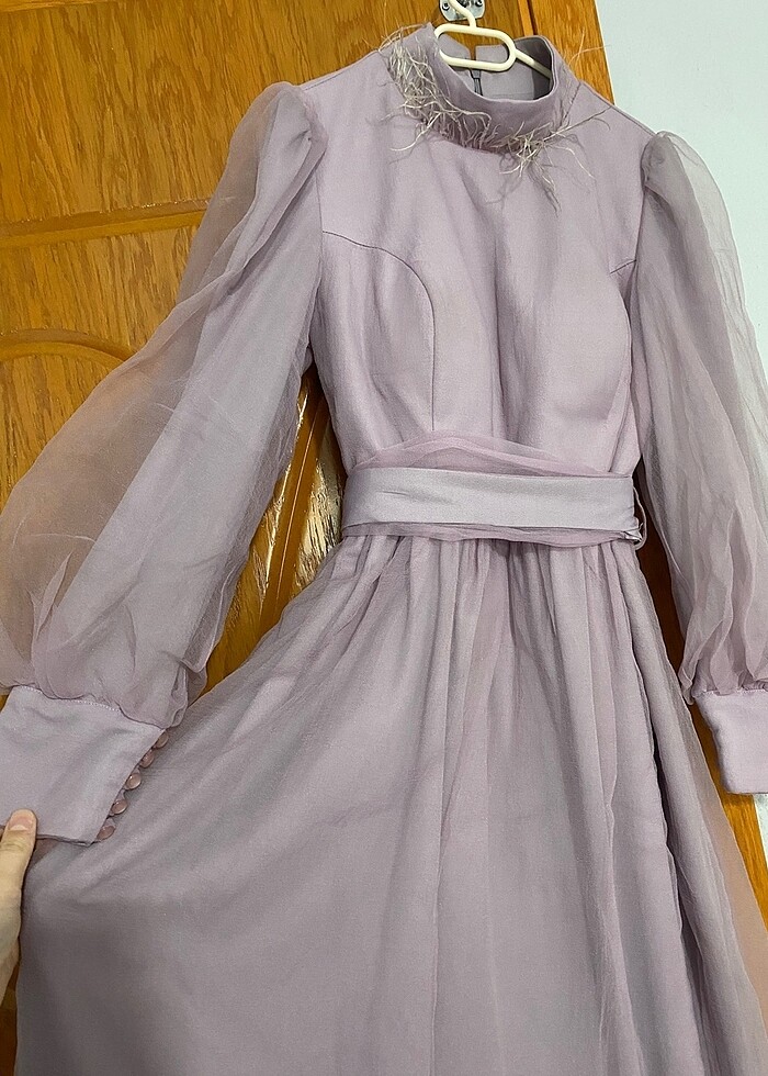 Prenses abiye tesettür - Görsel 3