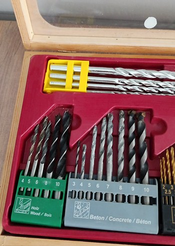 Bosch Ahşap Kutuda Matkap Uçları Seti