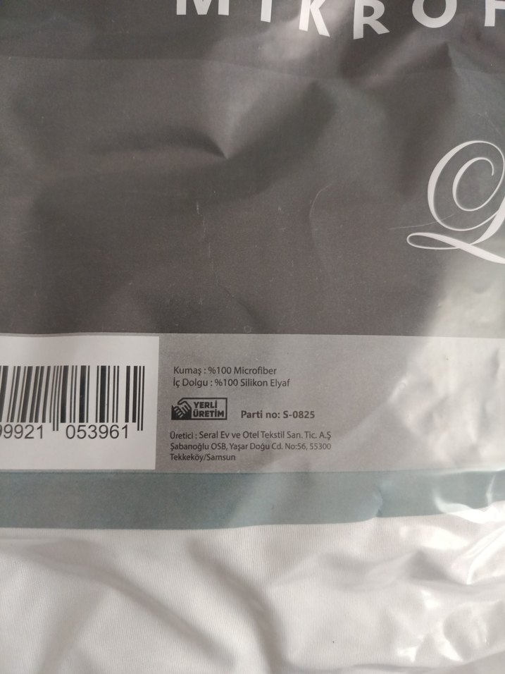 Baskılı Gri Mikrofiber Yastık Libelle - Görsel 2