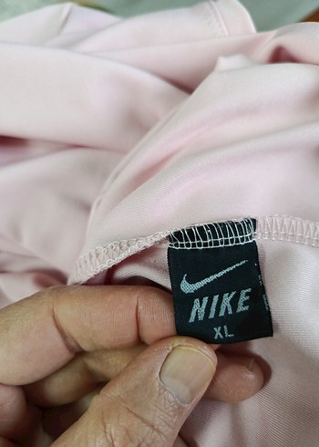 Pembe Nike , Kısa Kollu, Bol Kesim - Görsel 6