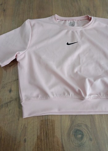 Pembe Nike , Kısa Kollu, Bol Kesim - Görsel 2