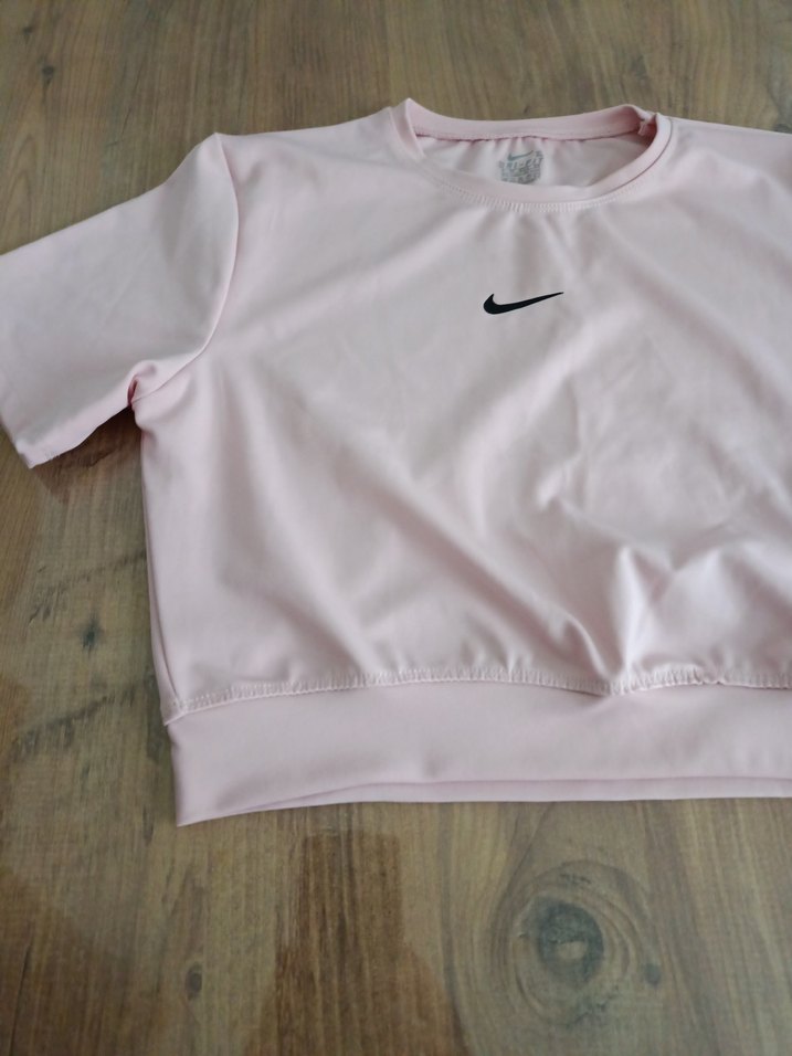 Pembe Nike , Kısa Kollu, Bol Kesim - Görsel 2