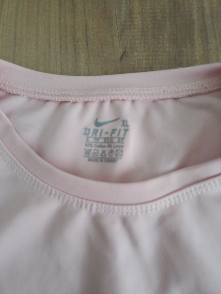 Pembe Nike , Kısa Kollu, Bol Kesim - Görsel 3