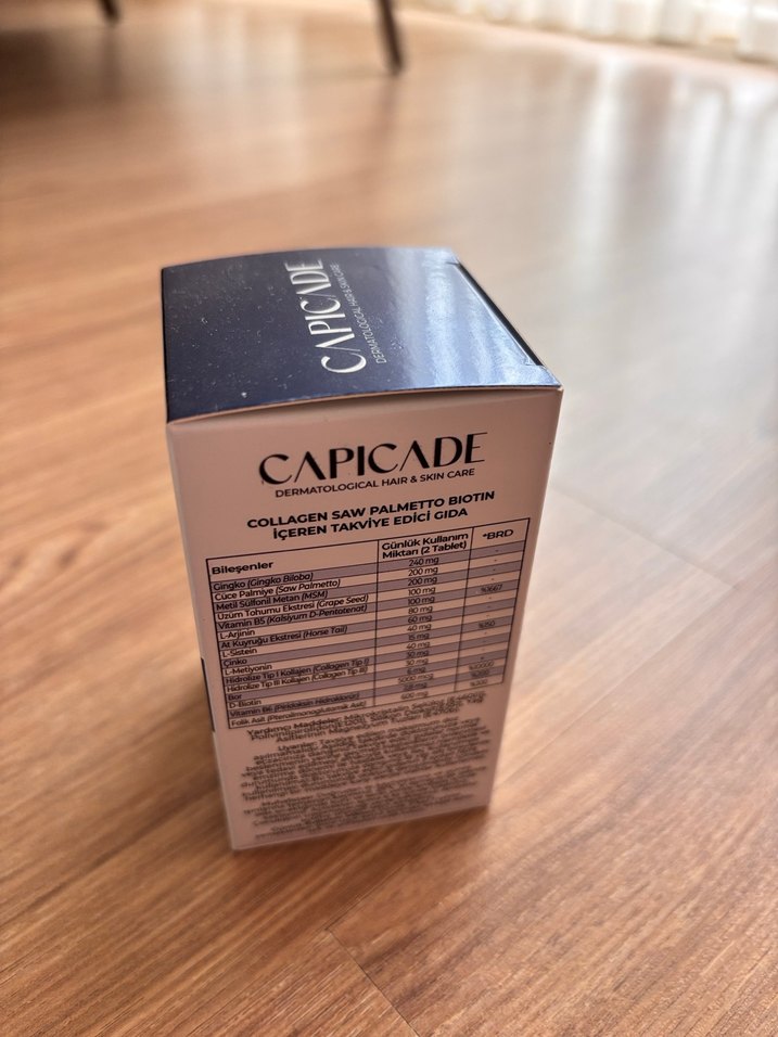 Capicade Collagen Saw Palmetto Biotin tablet - Görsel 2