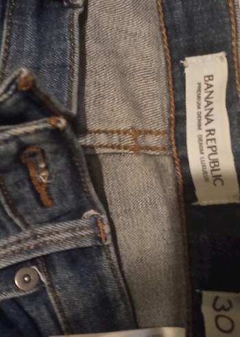 Banana Republic Banana Kadın Gri Mavi Normal Boy Kot Pantolon