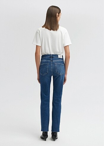 Viola Mavi Premium Vintage Mavi Jean - Görsel 3