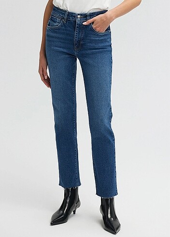 Viola Mavi Premium Vintage Mavi Jean - Görsel 2