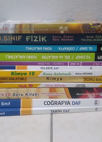 10.sinif test kitaplari