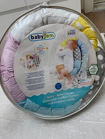 BabyJem Tırtıl pozisyon yastığı veya yatak koruyucu