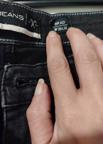 Siyah Kadın Günlük Denim Pantolon - Görsel 3