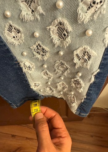 Diğer Nakışlı ve Dantelli Kadın Kot Pantolon