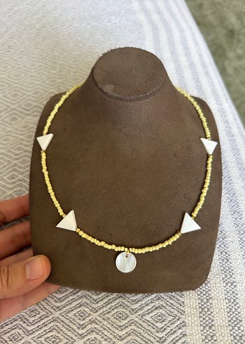 Diğer Bohem Mini Boncuklu Kısa Kolye